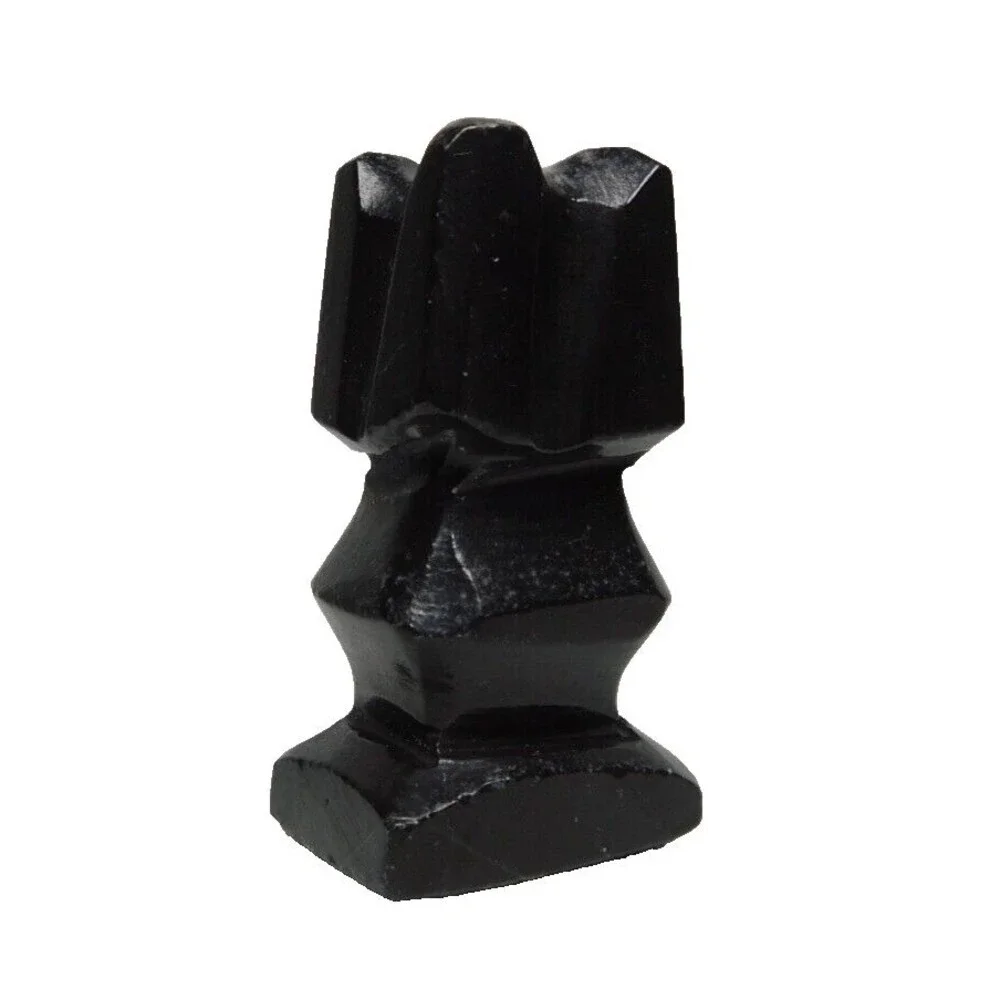 Black Stone Rook Castle Chess Piece 2 1/8” strategy board gaming Replacement